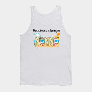 Happiness Is Being A Nonno Summer Beach Happy Mother's Tank Top